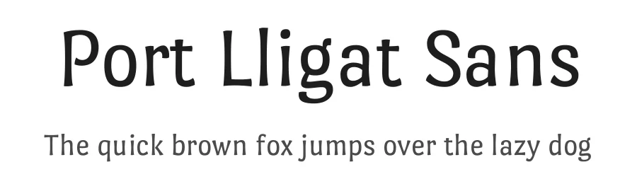 Port Lligat Sans by Tipo — Sans Serif Font