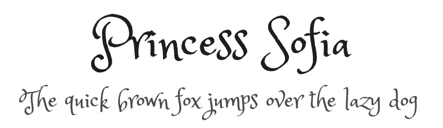 Princess Sofia by Tart Workshop — Script Handwritten Font