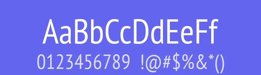 PT Sans Narrow by ParaType — Sans Serif Font — thumbnail 3