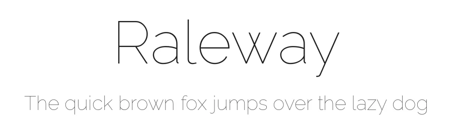Raleway by Matt McInerney, Pablo Impallari, Rodrigo Fuenzalida — Sans Serif Font