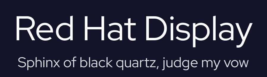 Red Hat Display by MCKL — Sans Serif Font — thumbnail 2
