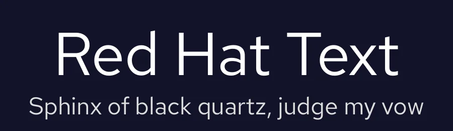 Red Hat Text by MCKL — Sans Serif Font — thumbnail 2