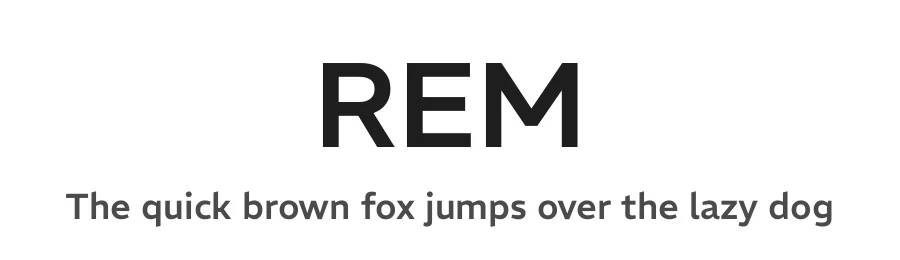 REM by Octavio Pardo — Sans Serif Font