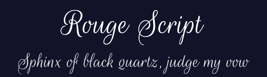 Rouge Script by Sabrina Mariela Lopez — Script Handwritten Font — thumbnail 2