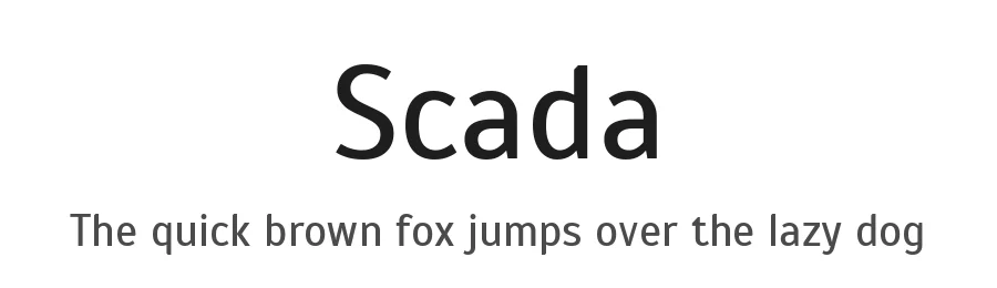 Scada by Jovanny Lemonad — Sans Serif Font