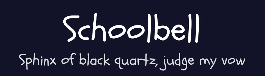 Schoolbell by Font Diner — Script Handwritten Font — thumbnail 2