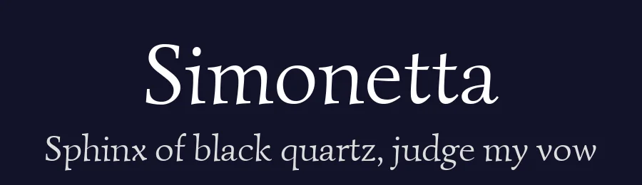 Simonetta by Brownfox — Display Font — thumbnail 2