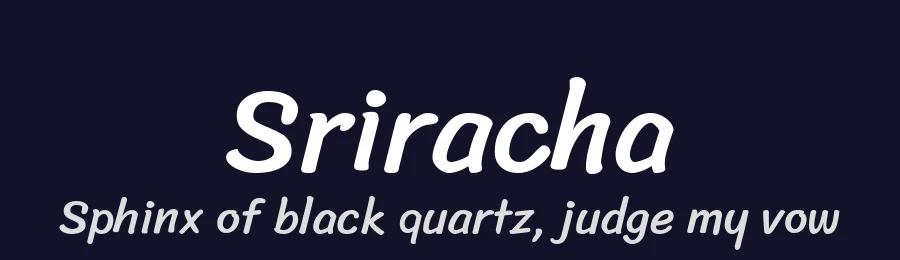 Sriracha by Cadson Demak — Script Handwritten Font — thumbnail 2