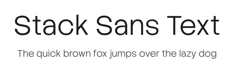 Stack Sans Text by Koto — Sans Serif Font