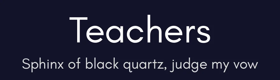 Teachers by Alfredo Marco Pradil, Chank Diesel — Sans Serif Font — thumbnail 2