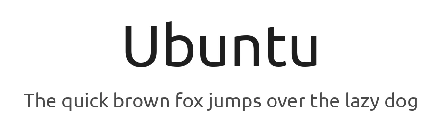 Ubuntu by Dalton Maag β Sans Serif Font