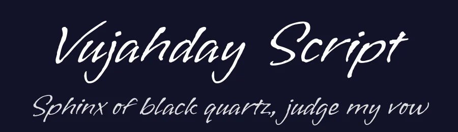 Vujahday Script by Robert Leuschke — Script Handwritten Font — thumbnail 2