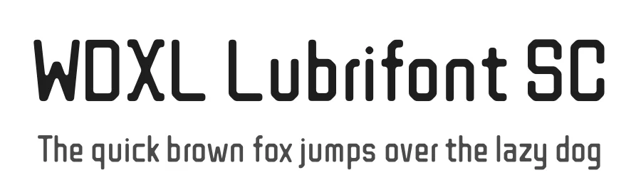 WDXL Lubrifont SC by NightFurySL2001 — Sans Serif Font