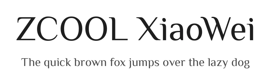 ZCOOL XiaoWei by Li Dawei — Sans Serif Font