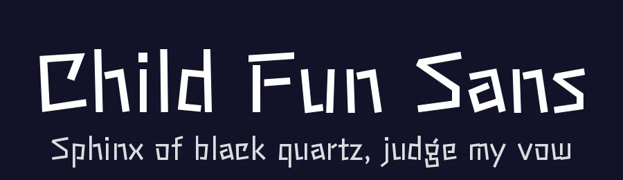 Child Fun Sans by Des-Magmeta, Fontworks Inc. — Sans Serif Font — thumbnail 2