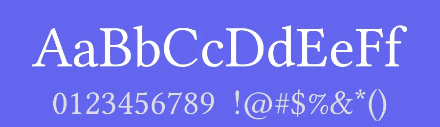 Common Serif by Philipp H. Poll, Khaled Hosny — Serif Font — thumbnail 3