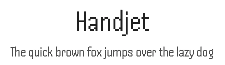 Handjet by David Brezina — Script Handwritten Font