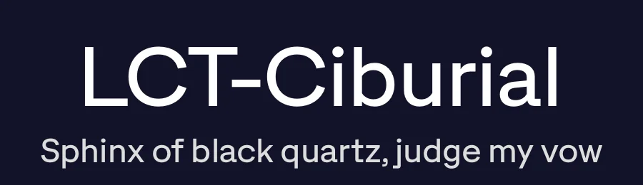 LCT-Ciburial by Deni Anggara — Display Font — thumbnail 2