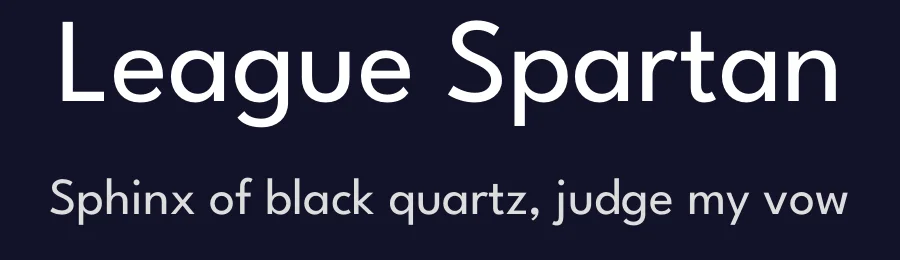 League Spartan by The League of Moveable Type — Display Font — thumbnail 2