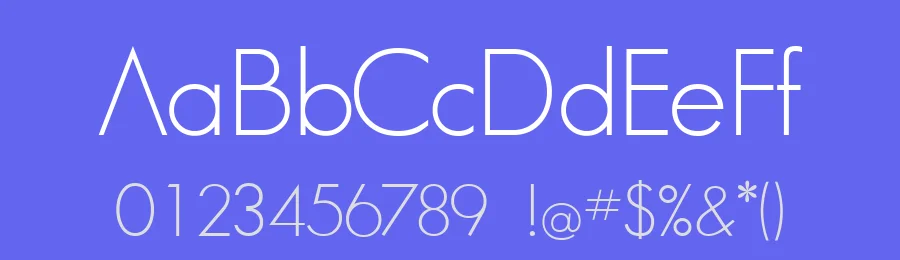 GeosansLight-NMS — Sans Serif Font — thumbnail 3