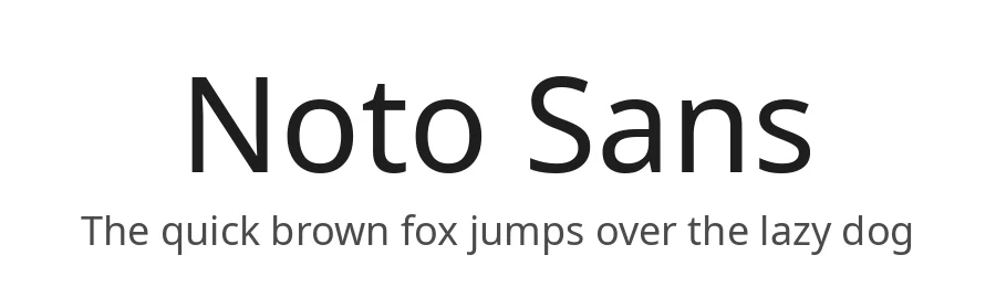 Noto Sans by Monotype Design Team — Sans Serif Font