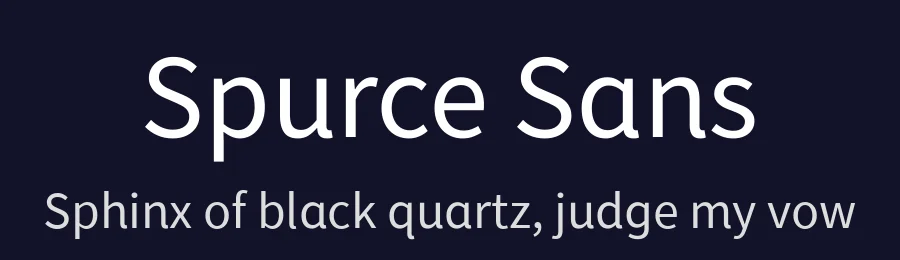 Spurce Sans — Sans Serif Font — thumbnail 2