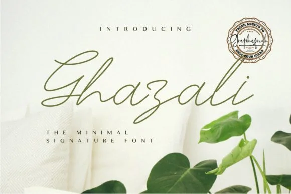 Ghazali Font by Graphicfresh — Script Handwritten Font