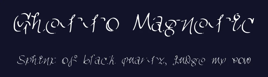 Ghetto Magnetic by Chequered Ink — Script Handwritten Font — thumbnail 2