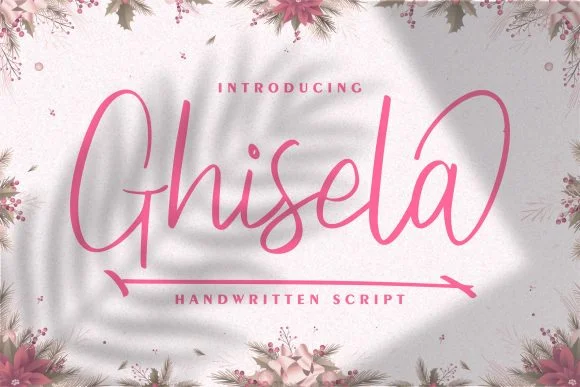 Ghisela Font by Vunira — Script Handwritten Font