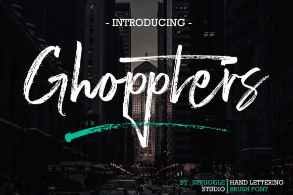 Ghoppters Font by Struggle Studio — Script Handwritten Font