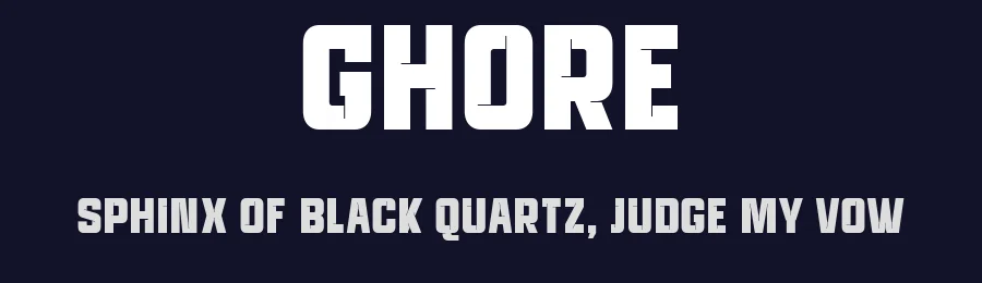 Ghore by Linecreative — Display Font — thumbnail 2