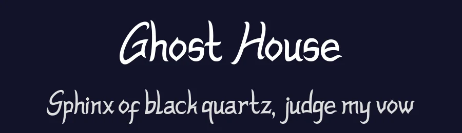 Ghost House by Robbi Azis — Decorative Font — thumbnail 2