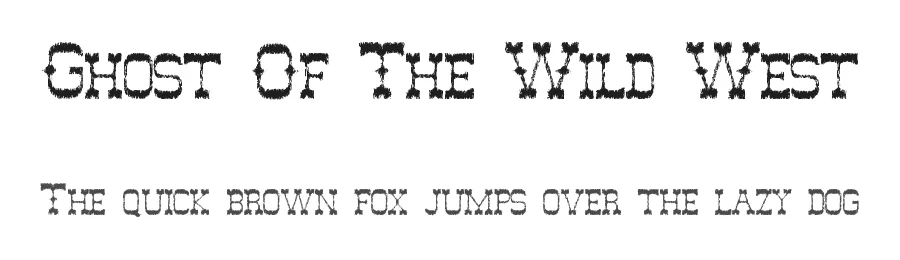 Ghost Of The Wild West