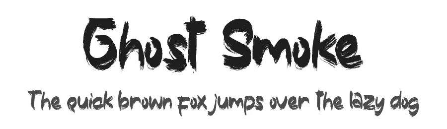 Ghost Smoke by Yoga Letter — Decorative Font