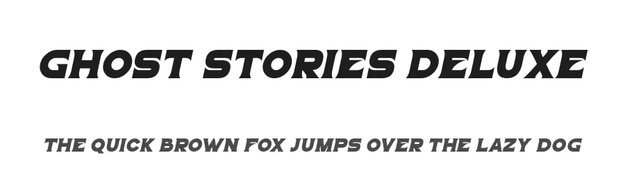 Ghost Stories Deluxe by Hawtpixel — Decorative Font