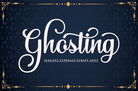 Ghosting Font by studiorhd — Script Handwritten Font