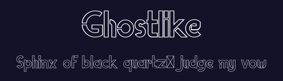 Ghostlike by Edric Studio — Sans Serif Font — thumbnail 2