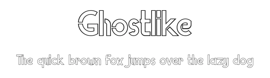 Ghostlike by Edric Studio — Sans Serif Font