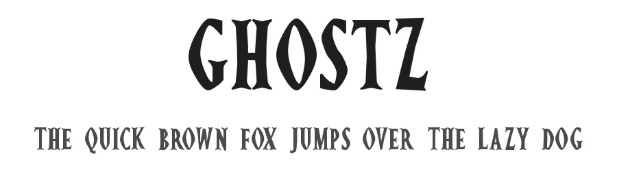 Ghostz by Hawtpixel — Decorative Font