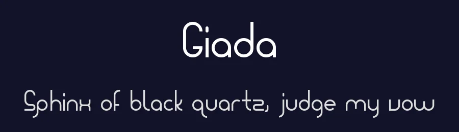 Giada by Pete Willard — Sans Serif Font — thumbnail 2
