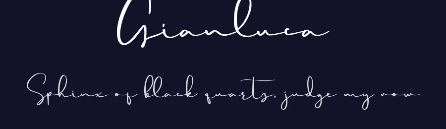 Gianluca by Bearytype — Script Handwritten Font — thumbnail 2