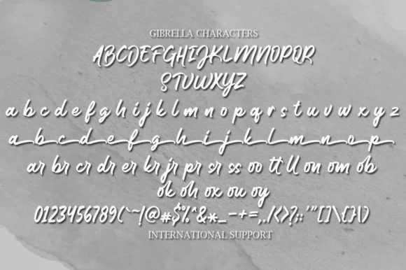 Gibrella Font by akifatype — Script Handwritten Font — thumbnail 7