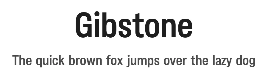 Gibstone by Eko Bimantara — Sans Serif Font