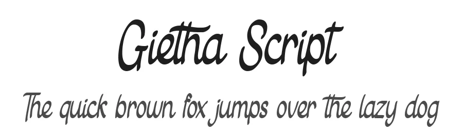 Gietha Script