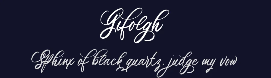 Gifolgh by Colllab Studio — Script Handwritten Font — thumbnail 2