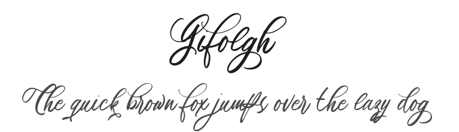 Gifolgh by Colllab Studio β Script Handwritten Font