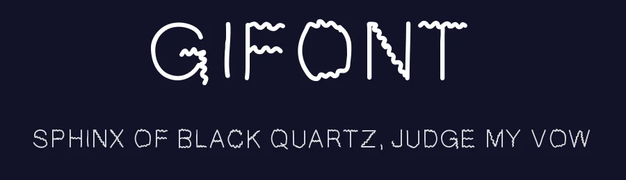 GIfont by Gaelleing — Script Handwritten Font — thumbnail 2