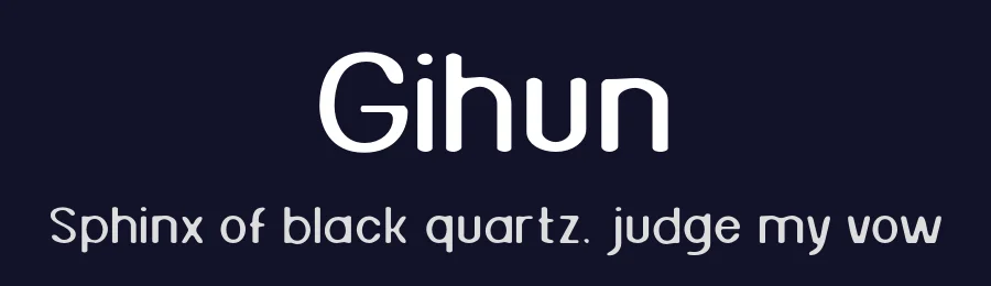 Gihun by Khurasan — Sans Serif Font — thumbnail 2