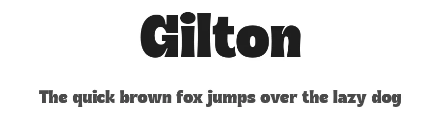 Gilton by Jolicia Type Foundry β Decorative Font