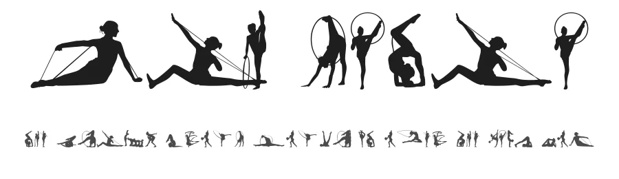 Gimnasia by Manuel Lage — Dingbats Font